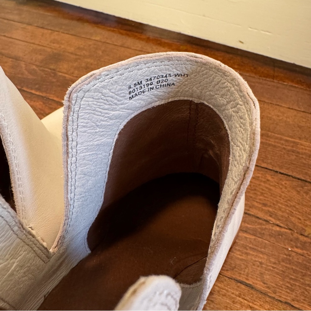 FRYE White Ankle Boots - Picture 6 of 9
